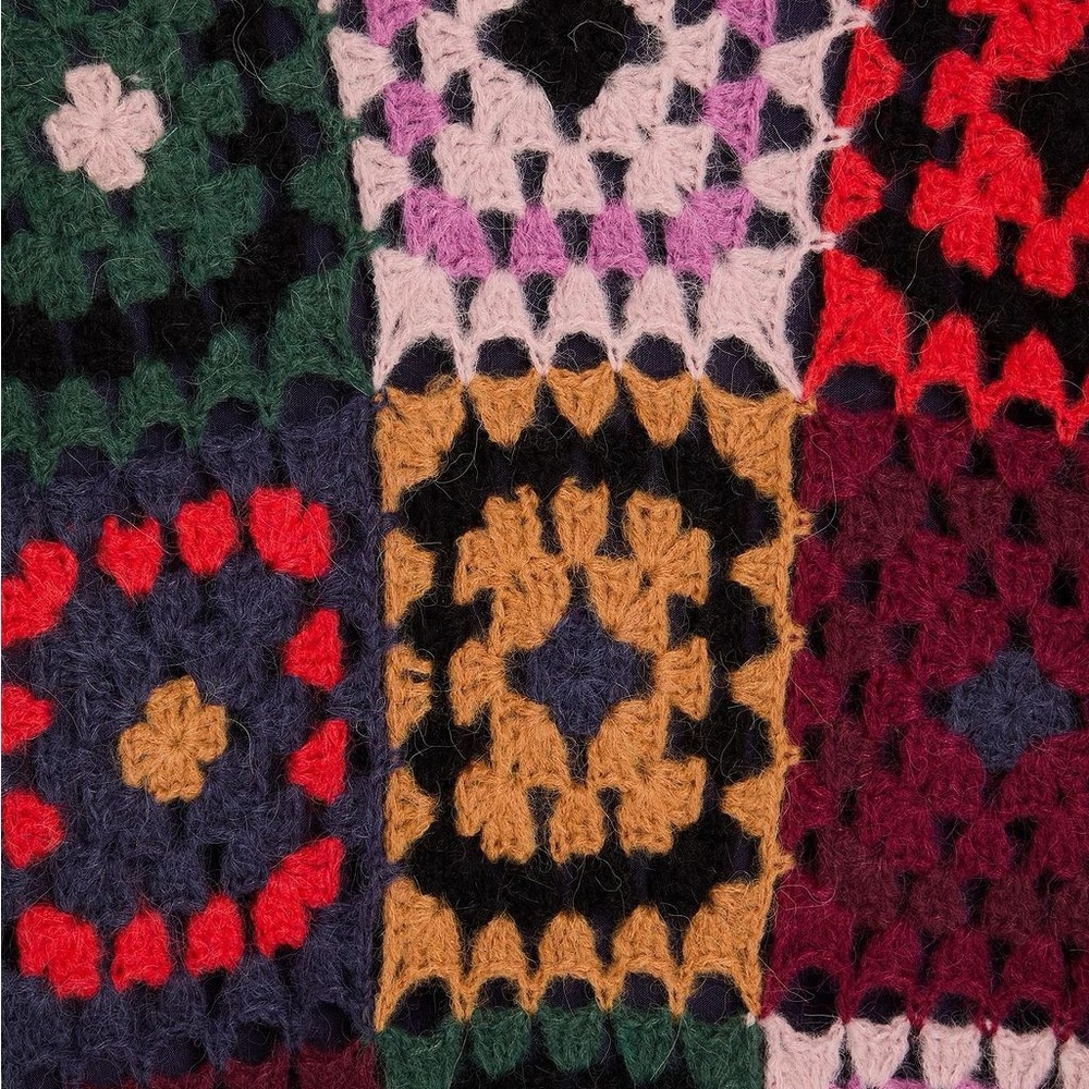 Farm Rio Mosaic Mini Patchwork Dress - Picture 5 of 10